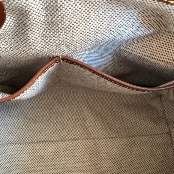 Dooney & Bourke Florentine Large Zip Barlow Tote - Chestnut In Color - Picture 11 of 15